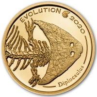 Mongolei - Evolution Golden Diplocaulus 2020 - Gold PP