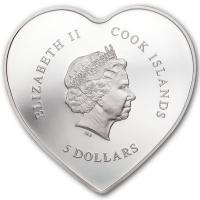 Cook Island - 5 CID Happy Valentines Day 2021 - Silber Proof
