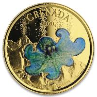 Grenada - 10 Dollar EC8_3 Diving Paradise PP 2020 - 1 Oz Gold Color