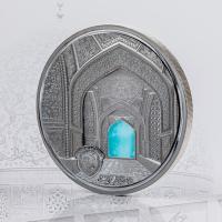 Palau - 25 USD Tiffany Art Isfahan BLACK PROOF 2020 - 5 Oz Silber