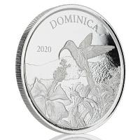 Dominica - 2 Dollar EC8_3 Hummingbird 2020 - 1 Oz Silber