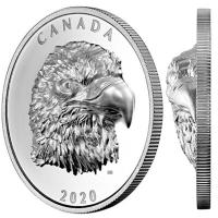 Kanada - 25 CAD Stolzer Weikopfseeadler 2020 - 1 Oz Silber