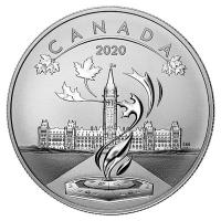 Kanada - 10 CAD O Canada Parlament 2020 - 1/2 Oz Silber