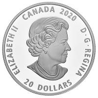 Kanada - 20 CAD Bill Reid Xhuwaji Haida Grizzlybr 2020 - 1 Oz Silber
