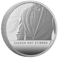 Grobritannien - 2 GBP James Bond 007: Shaken Not Stirred - 1 Oz Silber PP