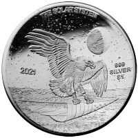 USA - 1 USD Sonnensystem 4 Erde 2020 - 1 Oz Silber