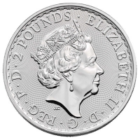 Grobritannien - 2 GBP Britannia 2021 - 1 Oz Silber