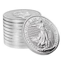 Großbritannien - 2 GBP Britannia 2021 - 1 Oz Silber