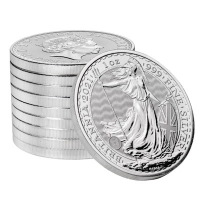 Grobritannien - 2 GBP Britannia 2021 - 1 Oz Silber