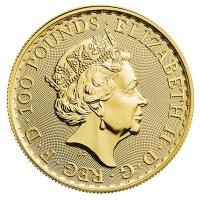Grobritannien - 100 GBP Britannia 2021 - 1 Oz Gold