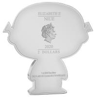 Niue - 2 NZD Chibi DC (3.) The Flash(TM) 2020 - 1 Oz Silber