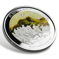 St. Kitts und Nevis - 2 Dollar EC8_3 Brimstone Hill PP 2020 - 1 Oz Silber Color