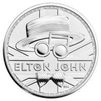 Großbritannien - 2 GBP Music Legends Elton John 2020 - 1 Oz Silber BU