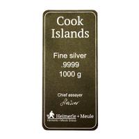 Cook Island - 30 CID Mnzbarren Bounty 2022 - 1 KG Silber