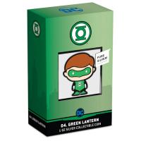 Niue - 2 NZD Chibi DC (4.) The Green Lantern(TM) 2020 - 1 Oz Silber