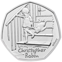 Großbritannien - 0,5 GBP Winnie the Pooh Christopher Robin - Blister