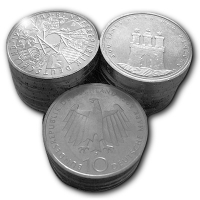 Deutschland - 10 DM Gedenkmünzen (1998-2001) - 925er Silber
