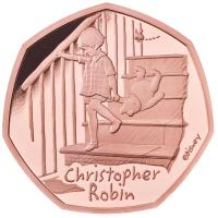 Grobritannien - 0,5 GBP Winnie the Pooh Christopher Robin - Gold PP