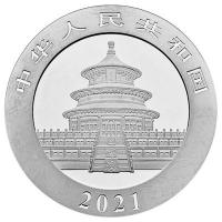 China - 10 Yuan Panda 2021 - 30g Silber