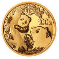 China - 100 Yuan Panda 2021 - 8g Gold