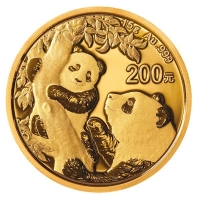 China - 200 Yuan Panda 2021 - 15g Gold