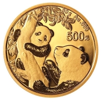 China - 500 Yuan Panda 2021 - 30g Gold
