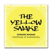 Niue - 250 NZD Celestial Animals Yellow Snake 2020 - 1 Oz Gold