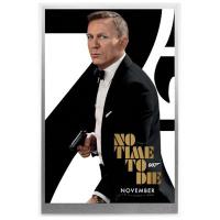 Australien - James Bond Movie Poster: No Time To Die - Silber