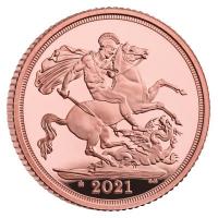 Grobritannien - Sovereign Elisabeth 2021 - 7,98g Gold