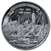 Deutschland - 1100 Jahre Duisburg - Silbermedaille