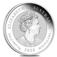 Australien - 30 AUD Bull and Bear 2020 - 1 KG Silber