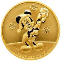 Niue - 250 NZD Disney Mickey Christmas 2020 - 1 Oz Gold / nur 100!!!