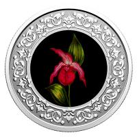 Kanada - 3 CAD Blumenserie: Knigin Frauenschuh - Silber Proof