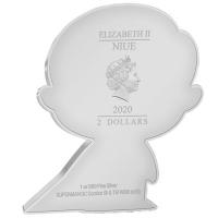 Niue - 2 NZD Chibi DC (5.) Superman(TM) 2020 - 1 Oz Silber