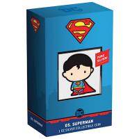 Niue - 2 NZD Chibi DC (5.) Superman(TM) 2020 - 1 Oz Silber