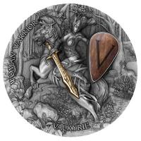 Niue - 5 NZD Woman Warriors: Valkyrie 2020 - 2 Oz Silber
