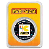 Niue - 2 NZD 40 Jahre Pac Man 2020 - 1 Oz Silber COLOR