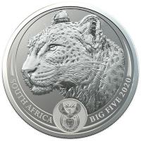 Sdafrika 5 Rand Big Five Leopard 2020 1 Oz Silber Rckseite