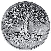 Niue - 2 NZD Tree of Life 2021 - 1 Oz Silber