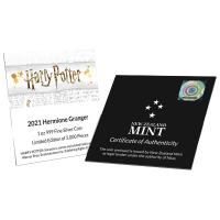 Niue - 2 NZD Harry Potter Classic: Hermione Granger(TM) - 1 Oz Silber