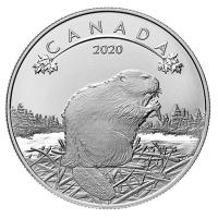 Kanada - 10 CAD O Canada Biber 2020 - 1/2 Oz Silber