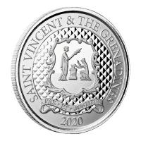 St. Vincent und Grenadinen - 2 Dollar EC8_3 Pax et Justitia 2020 - 1 Oz Silber