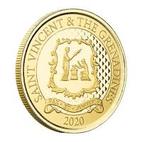 St. Vincent und Grenadinen - 10 Dollar EC8_3 Pax et Justitia 2020 - 1 Oz Gold