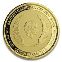 St. Vincent und Grenadinen - 10 Dollar EC8_3 Pax et Justitia 2020 - 1 Oz Gold