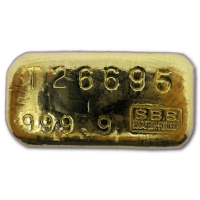 Schweiz - SBS Schweizerischer Bankverein Goldbarren - 100g Gold