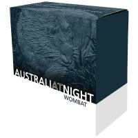 Niue - 1 NZD Australien bei Nacht Wombat 2021 - 1 Oz Silber PP