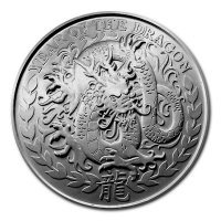 Somaliland Lunar Jahr des Drachen 2012 1 Oz Silber