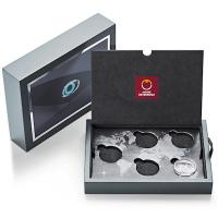 sterreich - Sammlerbox Die Augen der Kontinente - Fr 20 Euro Silber Serie