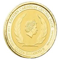 Anguilla - 10 Dollar EC8_3 Coat of Arms 2020 - 1 Oz Gold