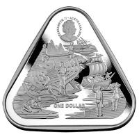 Australien - 1 AUD Triangular Zeewijk 2021 - 1 Oz Silber